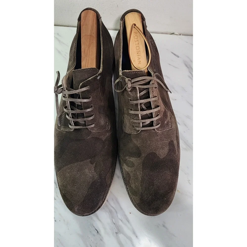 DIESEL‎ Shoes Iridium Olive Camo A15 Dress Shoes Size 11 Suede
